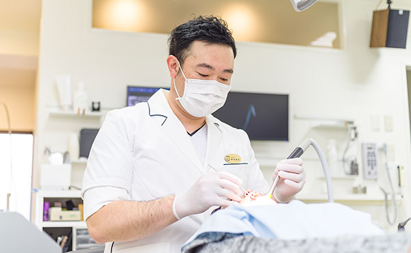 生きている歯を守る治療イメージ